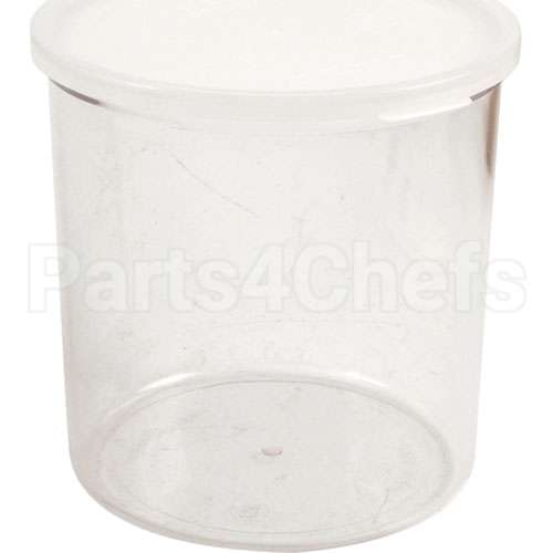 CCP27152 Compatible Cambro Crock W/Lid 2.7 Qt -152 Clear