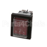 CFD1RR-25 Spartan Refrigeration Power Switch Red