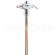 CGFT50LESSSPTCP Compatible Chicago Faucet Base, Pre-Rinse, Deck, Chicagoc0