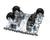 CK11 Traulsen Caster Kit - Four 3.625In Plat