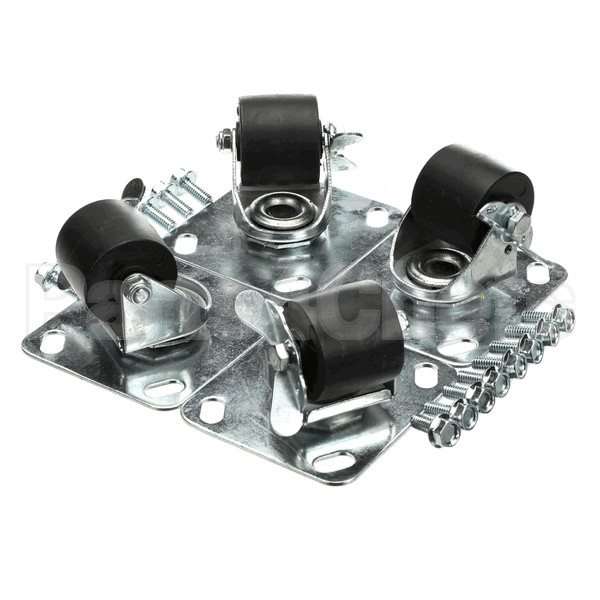CK14 Compatible Traulsen Caster Kit - Four 2.750In Plat