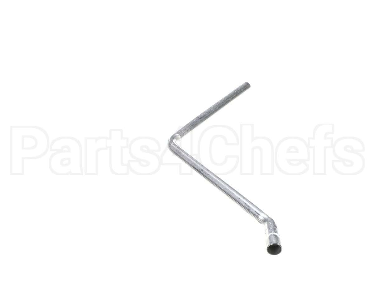 CM4-0802 Continental Refrigeration Drain Tube, Evap, Aluminum 2 & 3 Section