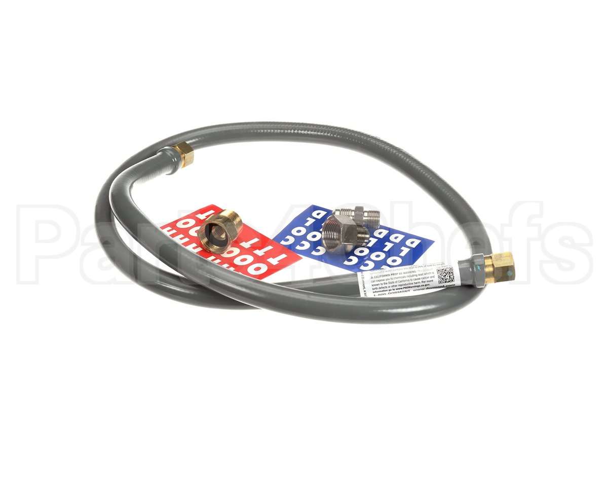 CMB37BP60 Dormont Combi-Oven Connector, 3/8 Dia., 60 L, 3/