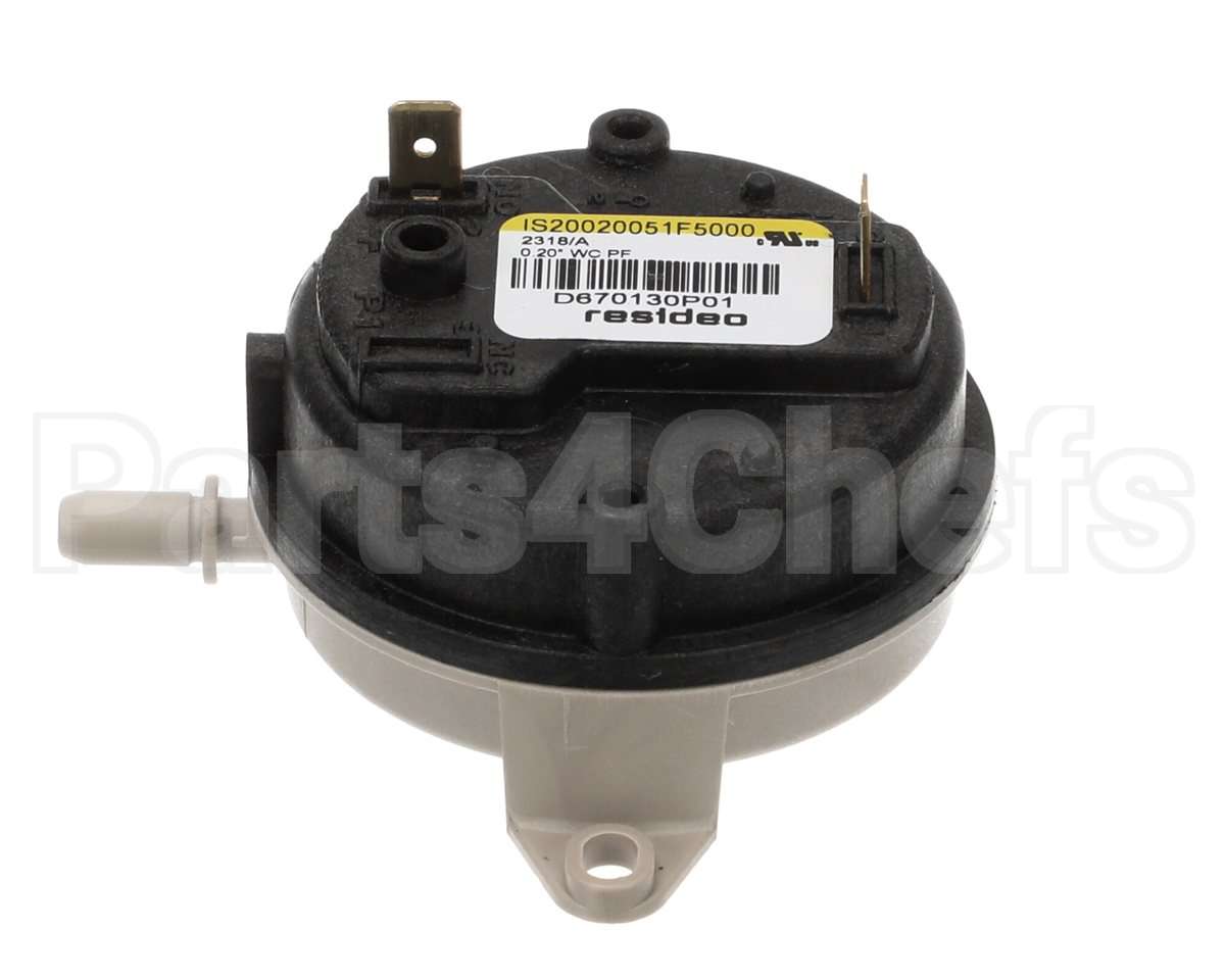 CNT03671 Trane Control; Air Pressure, Spst, 3 Inch Wc M