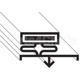 CNT2717 Compatible Continental Gasket, Drawer - 11-1/4" X 22-3/4"