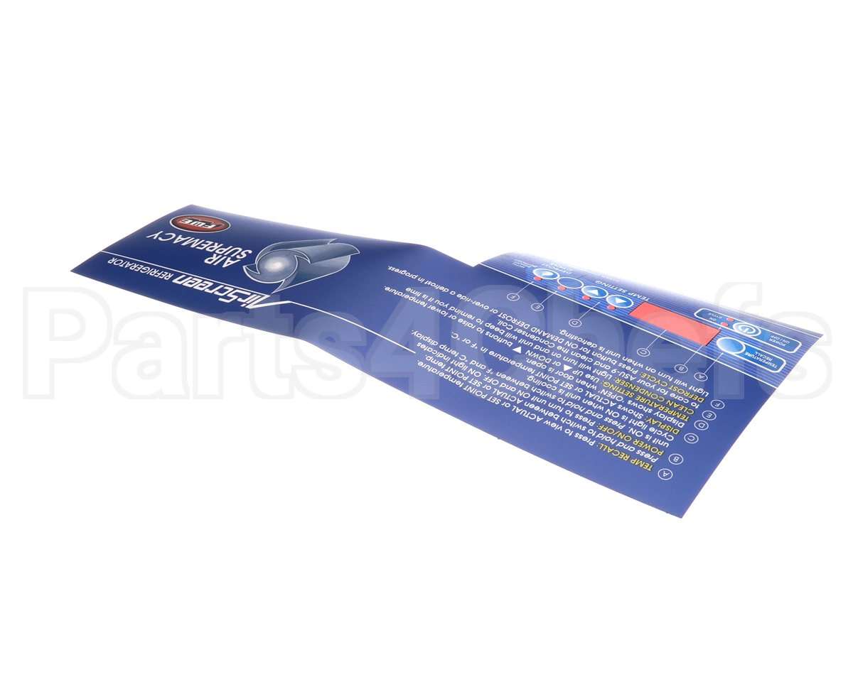 CNTRL-PNL-ASU-9 Food Warming Control Panel Overlay For Asu-9 Ai
