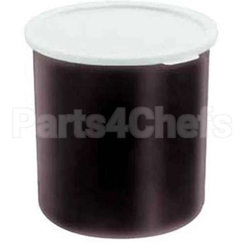 CP27110 Compatible Cambro Crock W/Lid 2.7Qt -110 Black