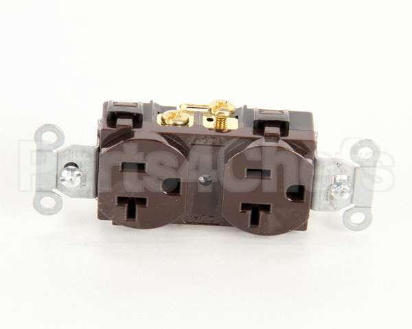 CR20 Hubbell Lighting Duplex Receptacle Brown
