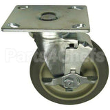 CS-2026 Compatible Alto Shaam Plate Mnt Castr W/Brk 5 W 3-3/4 X 4-1/2