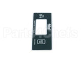 D074B Edlund Decal, Ds-10 Switch Pad Bonso