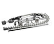 5PR-8W12-C T&S Brass Pre-Rinse Unit: 8 Wall Mount, Low-Flow S