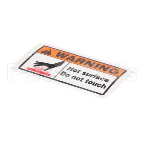 DECAL Equipex Decal, Caution Hot