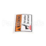 DECAL Equipex Decal, Caution Hot