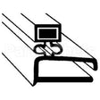DEL1702001 Compatible Delfield Gasket, Ref 15-1/4 X 20-5 /8