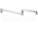 DJ18JKCP Compatible Chicago Faucet Spout, Double Jointed, Chicago