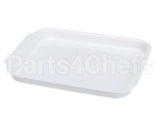 DLXTRAY Dispense-Rite Crumb Tray, White For Box Cone
