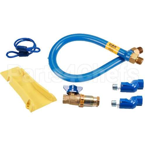 DOR16100KITCF2S48PS Compatible Dormont Kit, Gas Hose, 1"X48", W/Sftyset