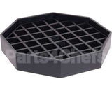 DT45 Compatible Service Ideas Tray, Drip, W/Grid, 4-1/8", Blk