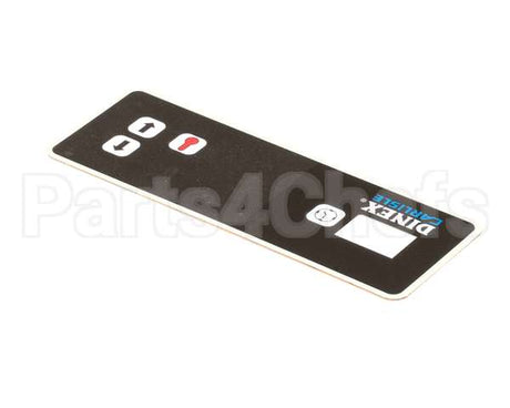 DX183120431 Dinex Control Panel Overlay