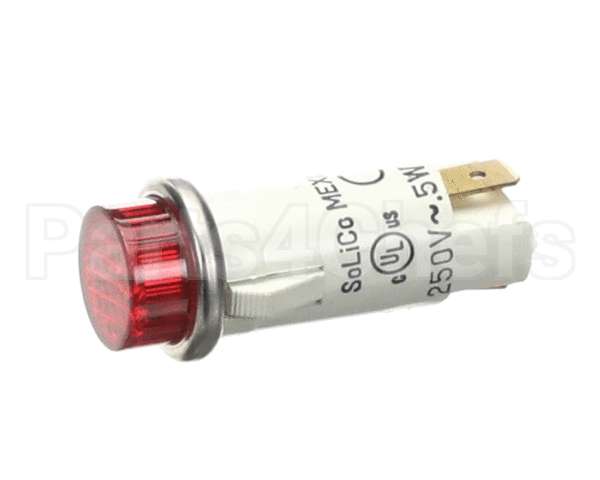E-6-32 H&K International Pilot Light,250V 1/3Watt, Red,