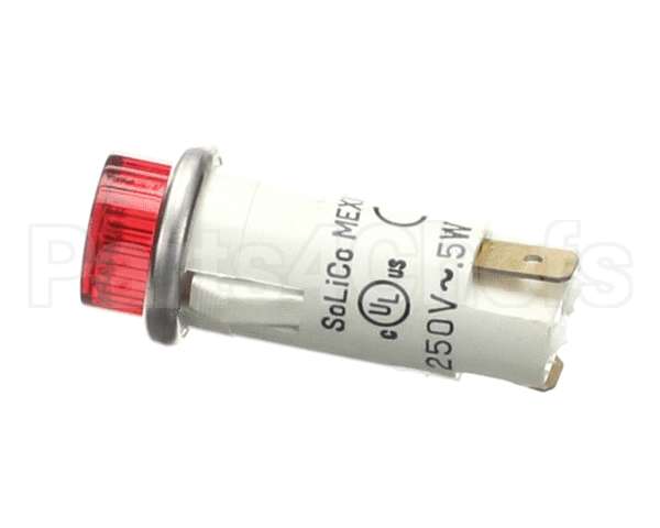 E-6-32 H&K International Pilot Light,250V 1/3Watt, Red,