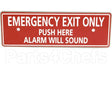 ECL8220 Compatible Detex Plate, Paddle Bar, Emer Exit