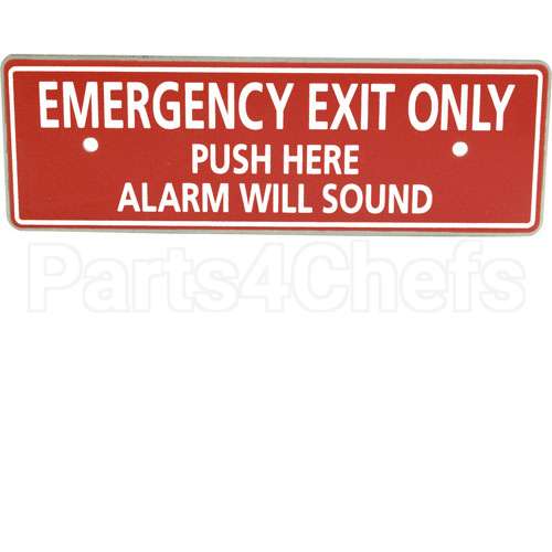 ECL8220 Compatible Detex Plate, Paddle Bar, Emer Exit