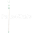 ED450 Compatible Unger Enterprises Pole, Extension, 14 Ft, Unger