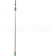 EZ250 Compatible Unger Enterprises 8 Ft Optiloc Pole 2-Section
