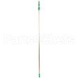EZ400 Compatible Unger Enterprises Pole, Extension, 13", 2Section