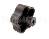 F-14-024-SP Sure Shot-Ac Dispensing Black Plastic Soft Touch Knob