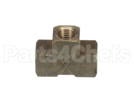F020 Edlund Fitting, 1/4 Npt Brass Tee (Vm