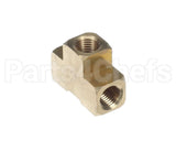 F020 Edlund Fitting, 1/4 Npt Brass Tee (Vm
