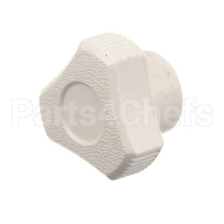 F0262 Frosty Factory Knob, Faceplate, White.