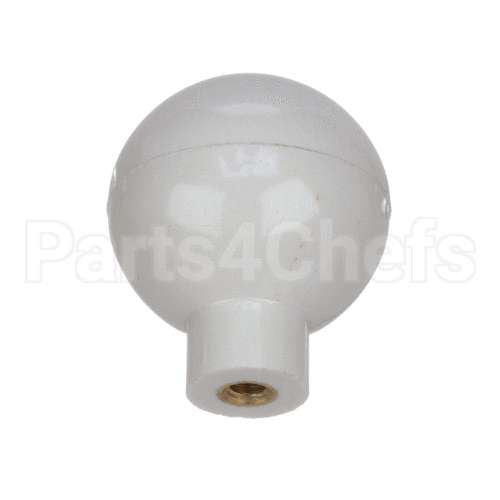 F0264 Frosty Factory Knob, Faucet, White