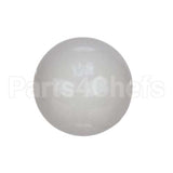 F0264 Frosty Factory Knob, Faucet, White