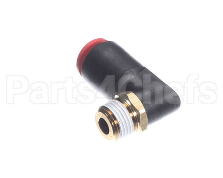 F033 Edlund Fitting,Shrt1/4Odpush-In 90 De