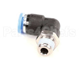 F037 Edlund Fitting,90 Deg.1/4Od Push-In-1