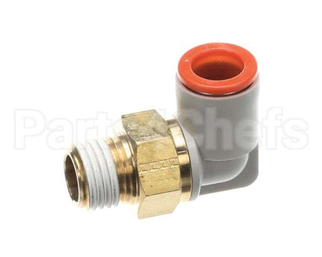 F050 Edlund Fitting,3/8Od Push-In Elbow-1
