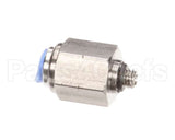 F082 Edlund Fitting, 1/4Od Pushin To #10-3