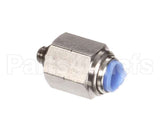 F082 Edlund Fitting, 1/4Od Pushin To #10-3