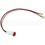 F10B Compatible Star Signal Light 1/2" Red 250V