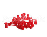 F2265-BAG Edhard Spout Closure, Red, 12Pk