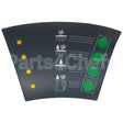 F650753-05 Compatible Scotsman Label Ice & Water