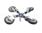 FC02QB Duke Set Of (4) 5 Stem Casters--So Specs 2 W/