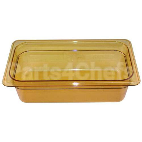 FG217P00AMBR Compatible Rubbermaid Hot Pan 1/3 X 4-150 Amber