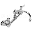 FIS34908 Compatible Fisher Adjustable Pantry Faucet 8" Ctr Wall 6" Noz