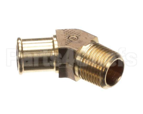 FP-091-09 Vulcan Hart Fitting, Hose 3/4 Hose To 1/2, Mpt Brass
