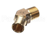FP-091-09 Vulcan Hart Fitting, Hose 3/4 Hose To 1/2, Mpt Brass