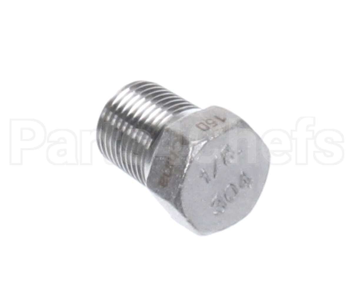 FP01-325 Henny Penny Plug-Hex Head Pipe 1/8 Inch Ss